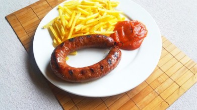 Суджук на скара с г-ра ПК и лютеница